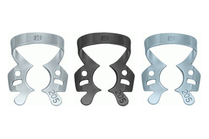 Клампы для фронтальной группы зубов из полированной стали, Dentech