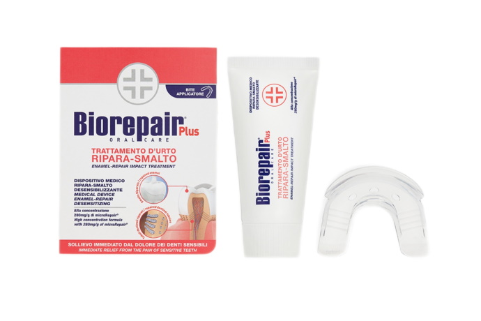 Средство для реминерализации с капой, Desensitizing Enamel Repairer Treatment, Biorepair