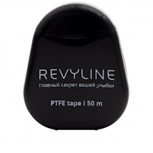 Зубная нить вощеная PTFE Black edition, мятная, Revyline