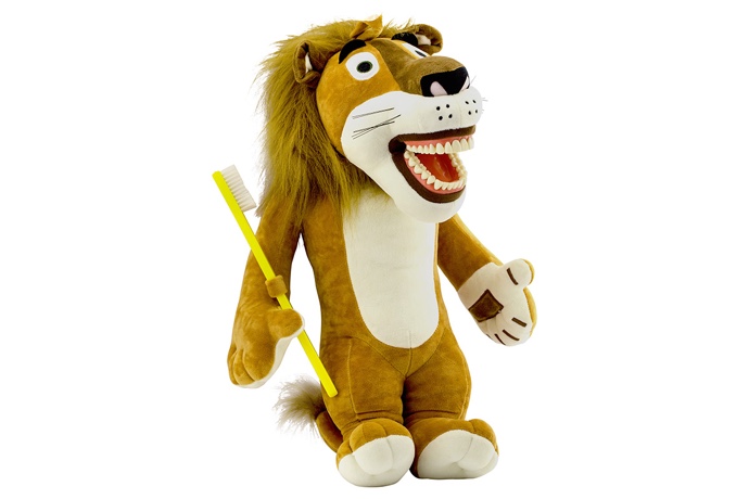 Игрушка мягкая с зубами Лев, Revyline