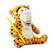 Игрушка мягкая с зубами Леопард, Revyline