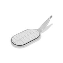 Овальное родиевое зеркало с насечками Mega Parallelometer, Hahnenkratt