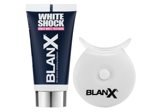 Зубная паста Blanx White Shock Treatment   LED Bite активатор, BlanX