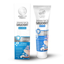 Зубная паста Бишофит без фтора, Крымский травник, Крымские пасты