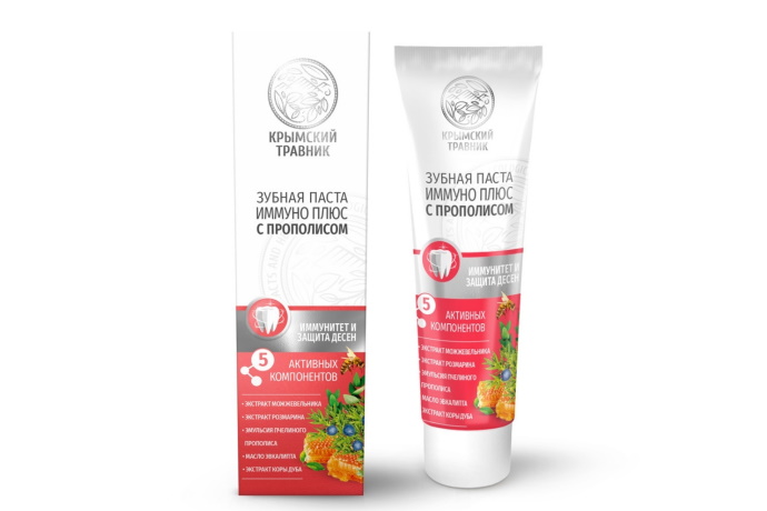 Зубная паста Прополис, Крымский травникс, Крымские пасты