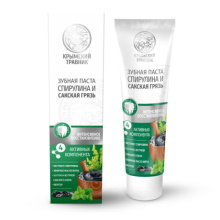 Зубная паста Спирулина и сакская грязь, Крымский травник, Крымские пасты