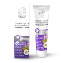Зубная паста Целебные травы, Крымский травник, Крымские пасты