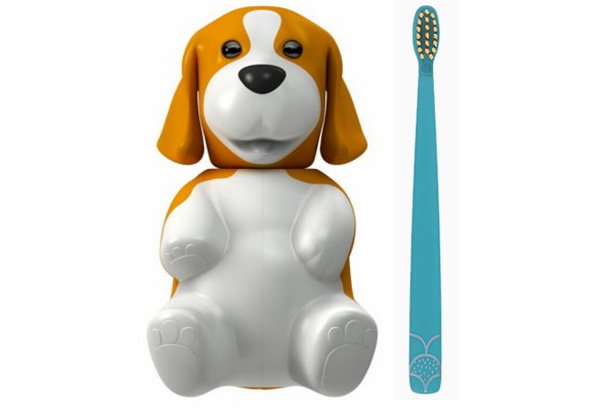 Гигиенический футляр-держатель c зубной щеткой FUN Animals, Miradent