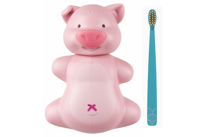 Гигиенический футляр-держатель c зубной щеткой FUN Animals, Miradent