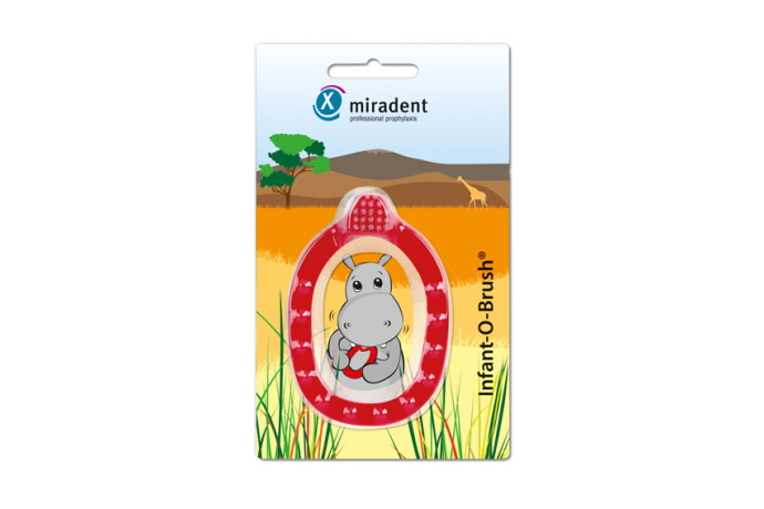 Зубная щетка (грызунок) для маленьких детей Infant-O-Brush, Miradent
