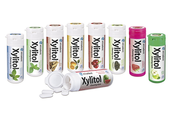 Жевательная резинка с ксилитом Xylitol Chewing Gum 30 шт, Miradent