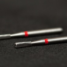 Инструмент твердосплавный, финир, удлиненный, грушевидный, 12 режущих граней, H47L, Komet Dental