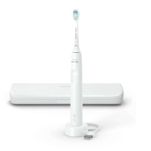 Щётка зубная электрическая Sonicare 3100 Series, белая с дорожным чехлом, Philips