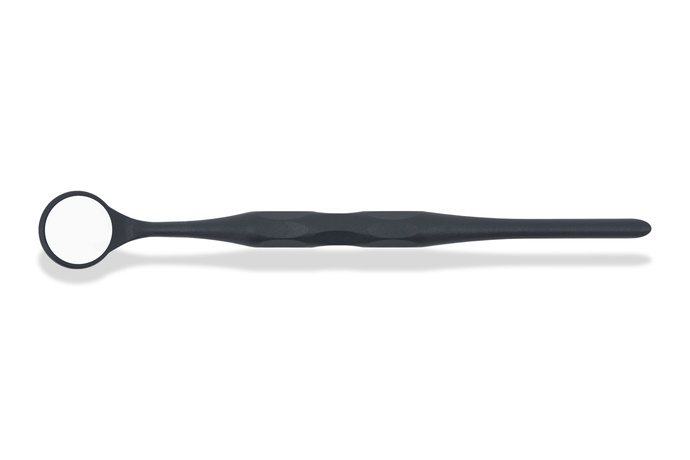 Родиевые зеркала с ручкой RELAX FS, Hahnenkratt