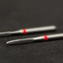 Инструмент твердосплавный, финир, пламевидный, 12 режущих граней, H48L, Komet Dental