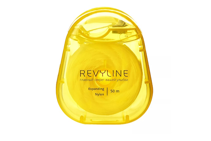 Зубная нить 840D Expanding floss нейлон, вощеная, Revyline