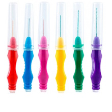 Межзубные ёршики UltraClean, прорезиненная ручка, ассорти , Pesitro