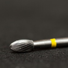 Инструмент твердосплавный, финир, яйцо, тонкий размер зерна, 20 режущих граней, H379F, Komet Dental