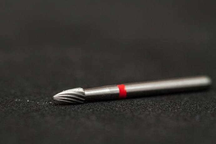 Инструмент твердосплавный, финир, граната, 12 режущих граней, H390, Komet Dental