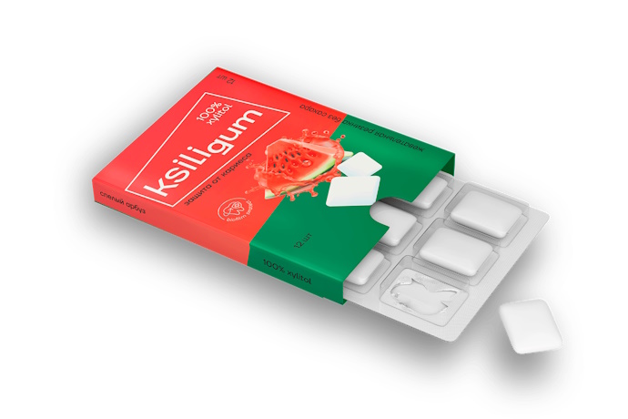 Жевательная резинка Ksilibon Gum, Erin Haiden