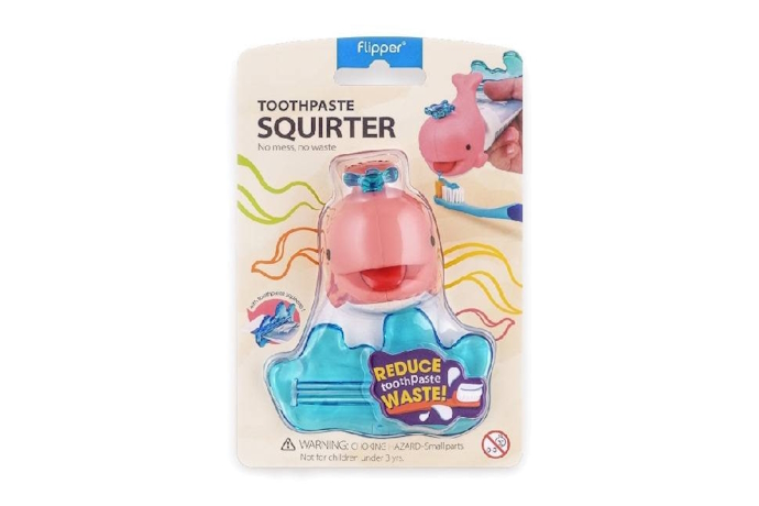 Дозатор зубной пасты flipper WHALE с ключом для выдавливания, Miradent