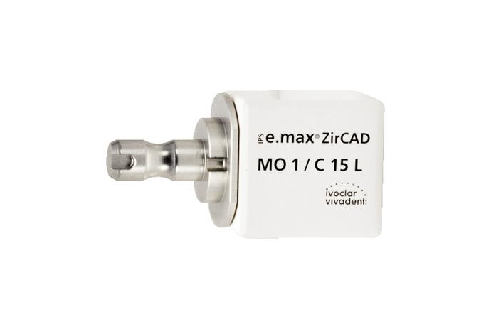 Блоки из диоксида циркония IPS e.max ZirCAD C15L MO для inLab, Ivoclar Vivadent