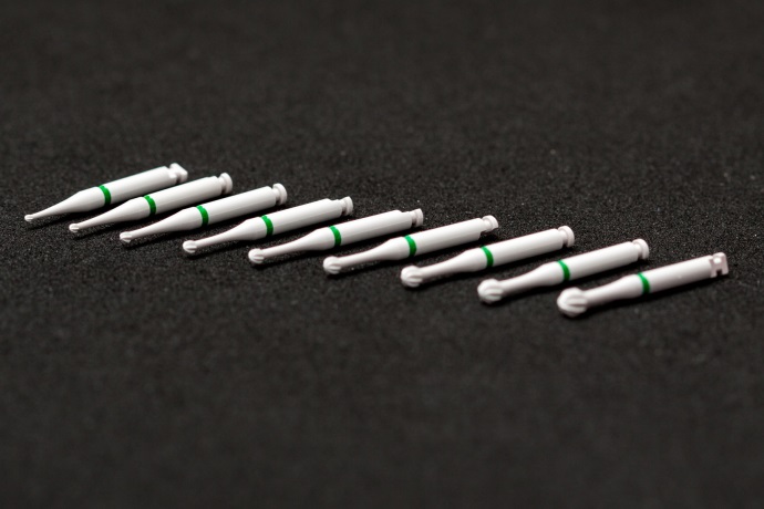 Инструмент керамический, КераБор, шаровидный керамический бор, тонкая шейка K1SM, Komet Dental