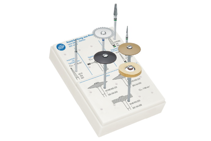 Набор для обработки временных реставраций 4409.000, Komet Dental