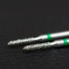 Инструмент алмазный для препарирования, короткий параллельный покатый уступ, S6877, Komet Dental