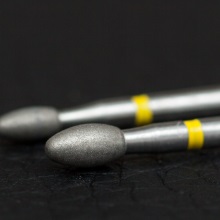 Инструмент алмазный для препарирования, яйцеобразный, для обработки окклюзионных/лингвальных поверхностей, 379EF, Komet Dental