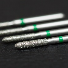 Инструмент алмазный для препарирования, параллельный покатый уступ, торпеда, S6878, Komet Dental