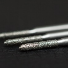 Инструмент алмазный для препарирования, параллельный покатый уступ, торпеда, 878, Komet Dental