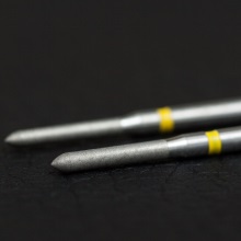 Инструмент алмазный для препарирования, параллельный покатый уступ, торпеда, 878EF, Komet Dental