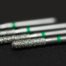 Инструмент алмазный для препарирования, параллельный покатый уступ, закругленный, S6881, Komet Dental