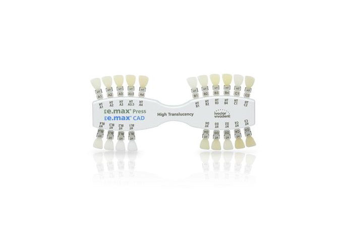 IPS e.max Press/IPS e.max CAD Shade Guides, расцветки, Ivoclar Vivadent