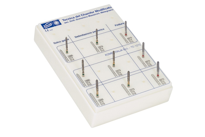 Набор для препарирования уступа доктора Доменико Массирони, TD1272, Komet Dental